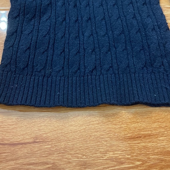 Women's Hollister HCO Navy Blue Ribbed Basic Crewneck Long Sleeve Sweater - Picture 6 of 8